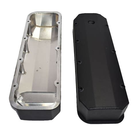 polished fabricated aluminum valve covers|custom valve covers manufacturers.